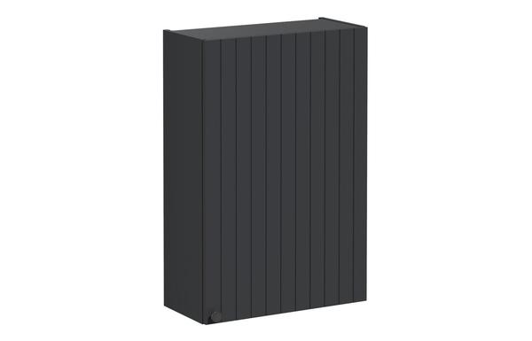 VitrA Root Groove 60cm 1 Door Upper/Wall Unit (RH Hinge) - Matt Graphite